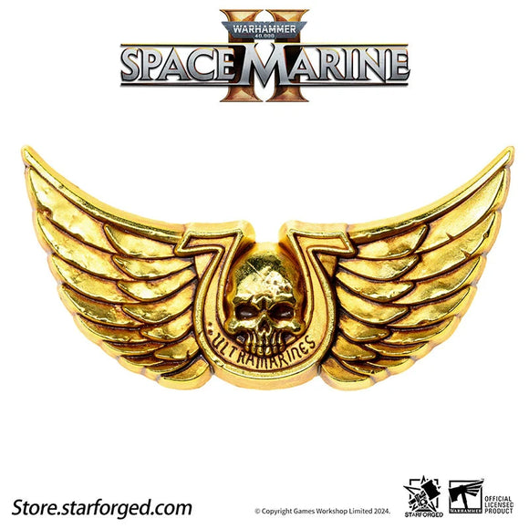 Starforged: Titus Ultramarines Courage & Honour Pin Badge Hobby Merchandise Starforged 