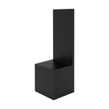 Straight Backdrop Plinths 5x5x5cm Black