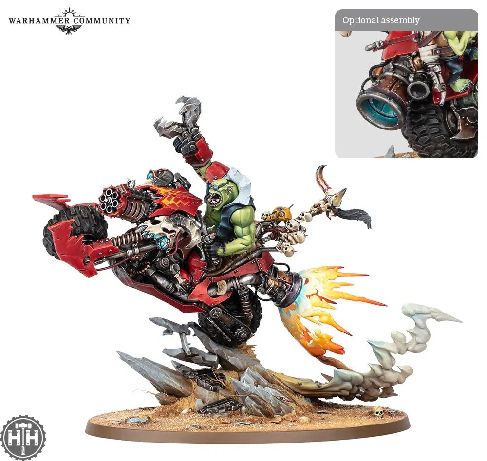 オルク：ヴァズダッカ・ガズメク ORKS: WAZDAKKA GUTSMEK HammerHouse | Orks: Wazdakka Gutsmek by Games Workshop at $134.00