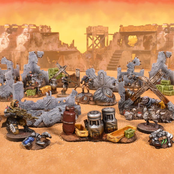 TerrainCrate: Deadzone Ruins Terrain Crate Mantic Games 