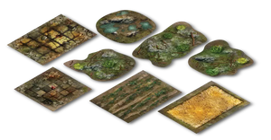 TerrainCrate: Neoprene Fantasy Terrain Templates (x8) Terrain Crate Mantic Games