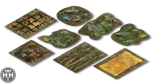 TerrainCrate: Neoprene Fantasy Terrain Templates (x8) Terrain Crate Mantic Games