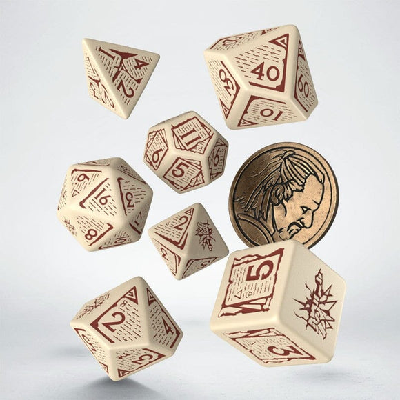 The Witcher Dice Set. Vesemir - The Old Wolf Dice Sets Q-Workshop 