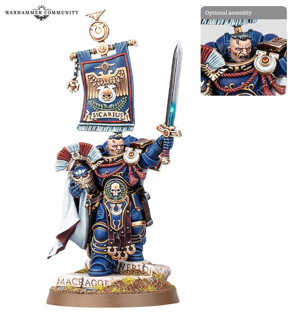 Ultramarines: Cato Sicarius Space Marines - Ultramarines Games Workshop 