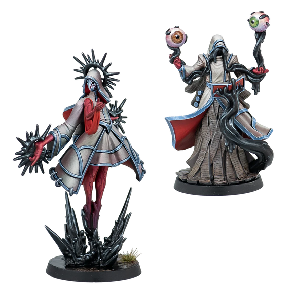 Warcrow Yaldabaoth Officers Warcrow Corvus Belli 