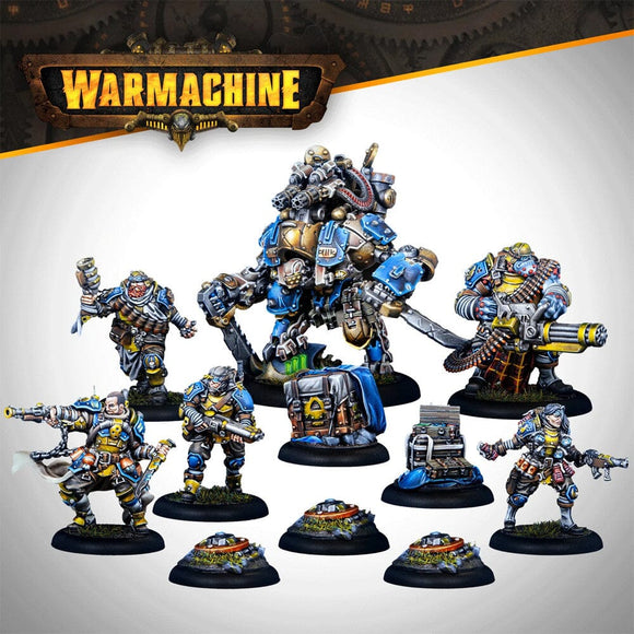 Warmachine: Cygnar Gravediggers Command Starter Warmachine Steamforged Games 