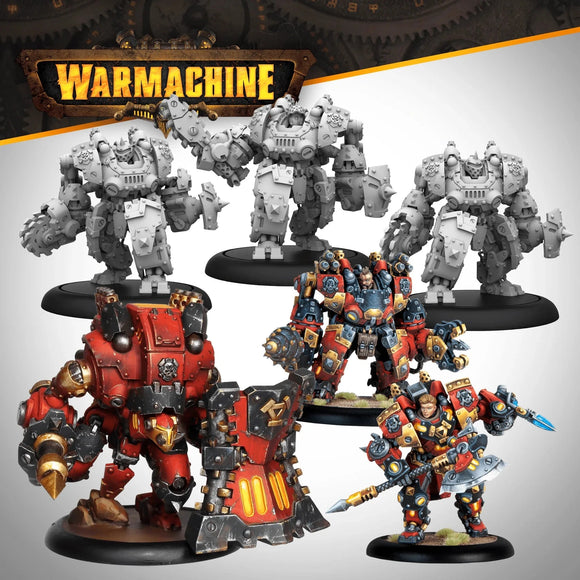 Warmachine: Khador Annihilators Command Cadre Warmachine Steamforged Games 
