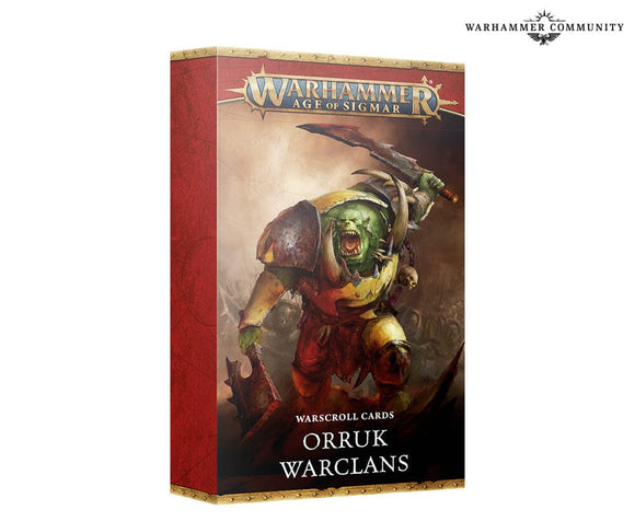 Warscroll Cards: Orruk Warclans Orruk Warclans Games Workshop 