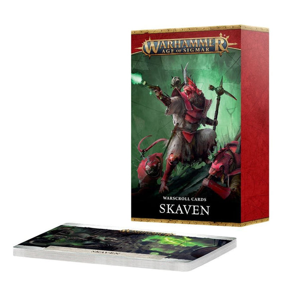 Warscroll Cards: Skaven Skaven Games Workshop 