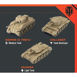 World of Tanks: U.K. Tank Platoon (Crusader, Sherman VC Firefly, Challenger) World of Tanks GaleForce Nine 