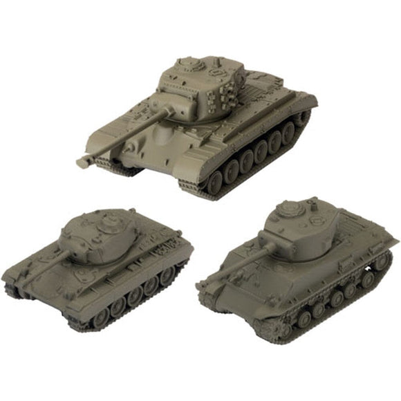 World of Tanks: U.S.A. Tank Platoon (M4A3E8 Sherman, M26 Pershing, M24 Chaffee) World of Tanks GaleForce Nine 