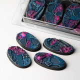 GamersGrass Alien Infestation Bases Oval 60mm (x4) GamersGrass