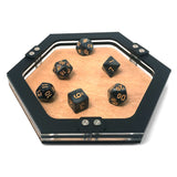 5.5″ x 7″ Hexagon Dice Tray – Classic Dice Tray C4Lab 