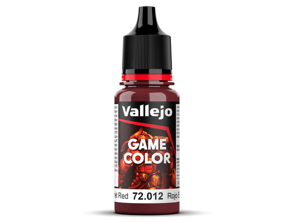 72012 New Game Color: Scarlet Red New Game Color Vallejo 