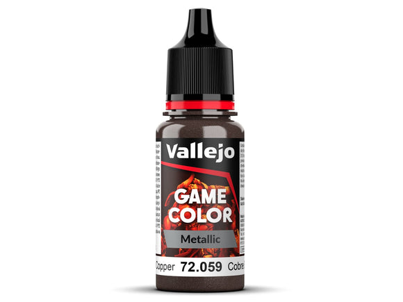72059 New Game Color: Hammered Copper Metallic New Game Color Vallejo 