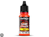 72156 New Game Color: Fluorescent Orange New Game Color Vallejo