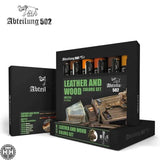 ABT315 Leather and Wood Set Oil paint set Mworkshop