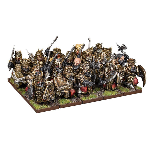 Abyssal Dwarf Blacksouls Regiment Kings of War Mantic Games  (5026526101641)