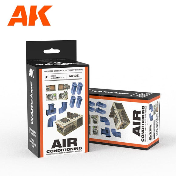 Air Conditioning Set Wargame 30-35mm Scenography AK Interactive 