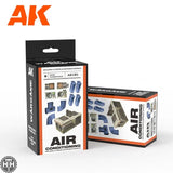 Air Conditioning Set Wargame 30-35mm Scenography AK Interactive 