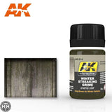 Ak-014 Streaking Grime For Winter Vehicles Weathering AK Interactive 