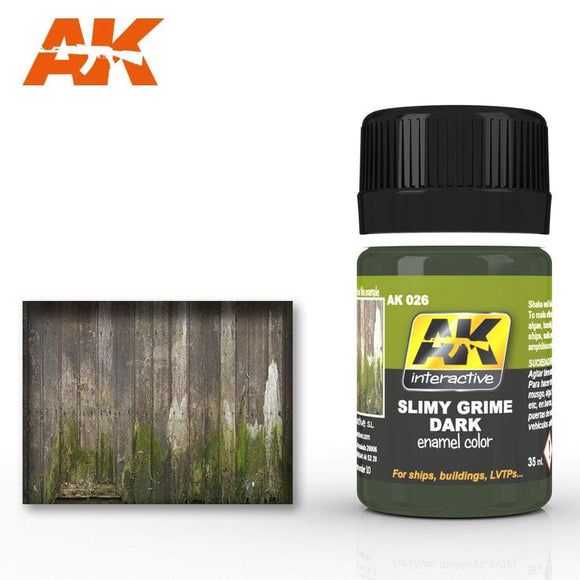 Ak-026 Slimy Grime Dark Weathering AK Interactive 