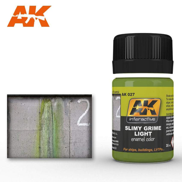 Ak-027 Slimy Grime Light Weathering AK Interactive 