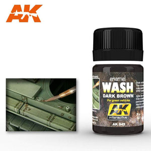 Ak-045 Wash For Green Vehicles Weathering AK Interactive 