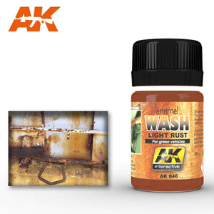 Ak-046 Light Rust Wash Weathering AK Interactive 