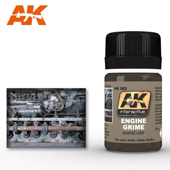 Ak-082 Engine Grime Weathering AK Interactive 