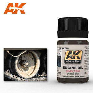 Ak-084 Engine Oil Weathering AK Interactive 