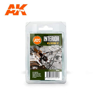 Ak-091 Interior Weathering Set AK Paint Sets AK Interactive