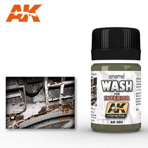 Ak-093 Wash For Interiors Weathering AK Interactive 