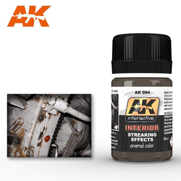 Ak-094 Interior Streaking Grime Weathering AK Interactive 