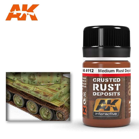 Ak-4112 Medium Rust Deposit Weathering AK Interactive 