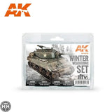 Ak-4270 Winter Weathering Set AK Paint Sets AK Interactive