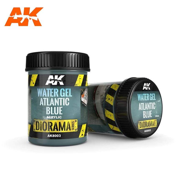 AK-8003 Water Gel Atlantic Blue - 250Ml (Acrylic) Diorama effects AK Interactive 