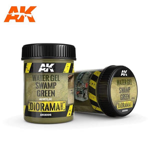 AK-8006 Water Gel Swamp Green Effects - 250Ml (Acrylic) Diorama effects AK Interactive 