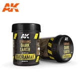 AK-8018 Terrains Dark Earth - 250Ml (Acrylic) Diorama effects AK Interactive 