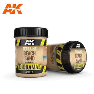 AK-8019 Terrains Beach Sand - 250Ml (Acrylic) Diorama effects AK Interactive 