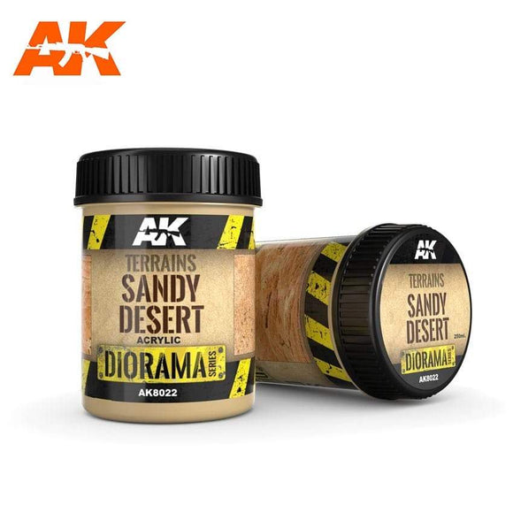 AK-8022 Terrains Sandy Desert - 250Ml (Acrylic) Diorama effects AK Interactive 