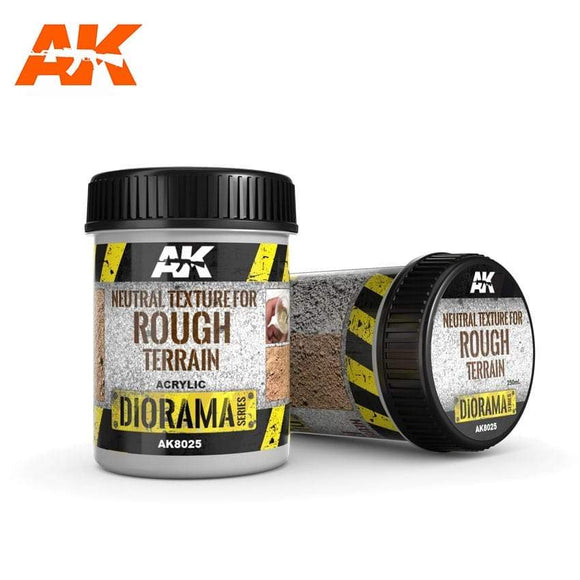 AK-8025 Neutral Texture For Rough Terrains - 250Ml - Base Product (Acrylic) Diorama effects AK Interactive 