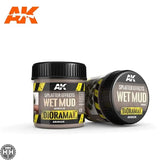 AK-8026 Splatter Effects Wet Mud - 100Ml - Base Product (Acrylic) Diorama effects AK Interactive 