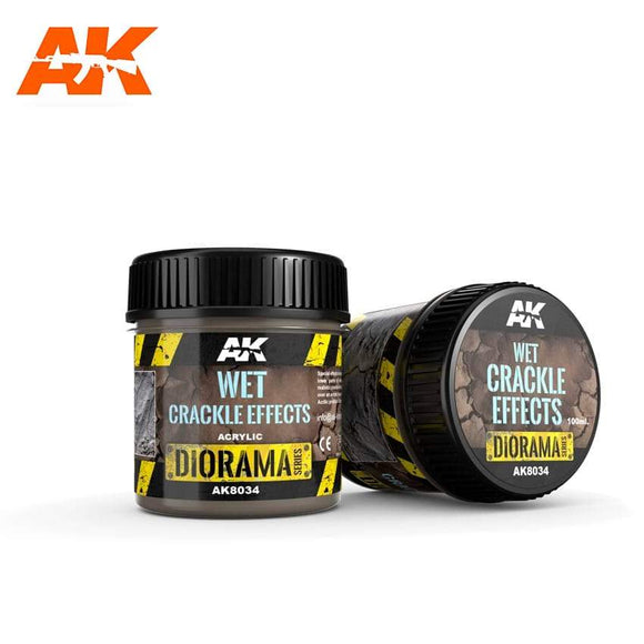 AK-8034 Wet Crackle Effects - 100Ml (Acrylic) Diorama effects AK Interactive 