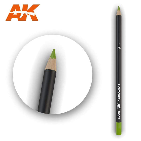 AK10007 Watercolor Pencil Light Green Weathering Pencil Mworkshop 