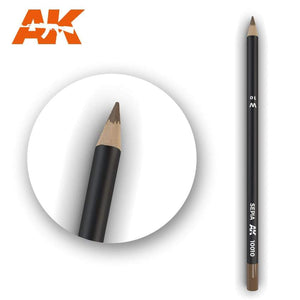 AK10010 Watercolor Pencil Sepia Weathering Pencil Mworkshop 