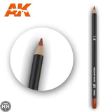 AK10012 Watercolor Pencil Medium Rust Weathering Pencil Mworkshop