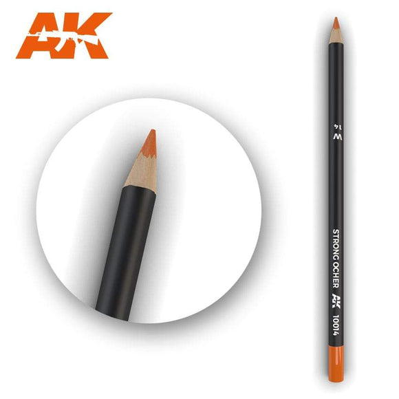 AK10014 Watercolor Pencil Strong Ocher Weathering Pencil Mworkshop 