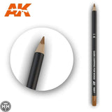 AK10017 Watercolor Pencil Dark Chipping for wood Weathering Pencil Mworkshop