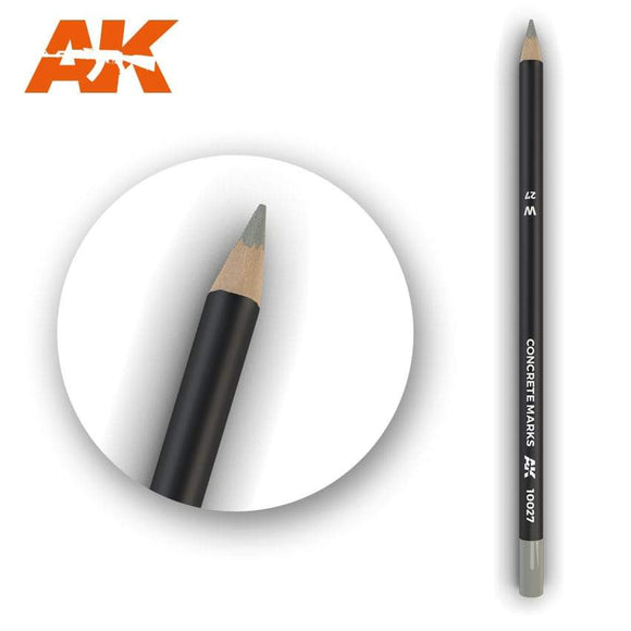 AK10027 Watercolor Pencil Concrete Marks Weathering Pencil Mworkshop 